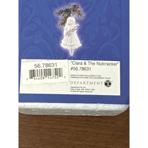 Department 56 Silhouette Treasures Clara and the Nutcracker Ornament - Picture 4 of 4